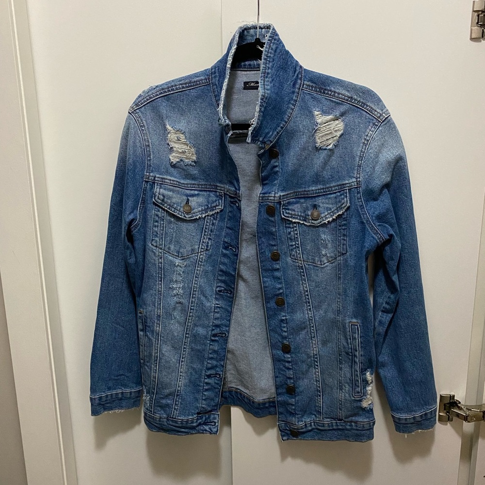 Mavi Jeans distressed denim jacket, like new